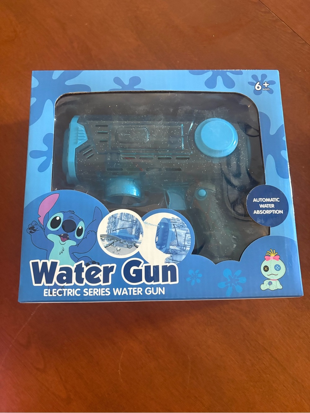 Blue Electric Series Kids Water Gun - Battery Powered Splash Toy